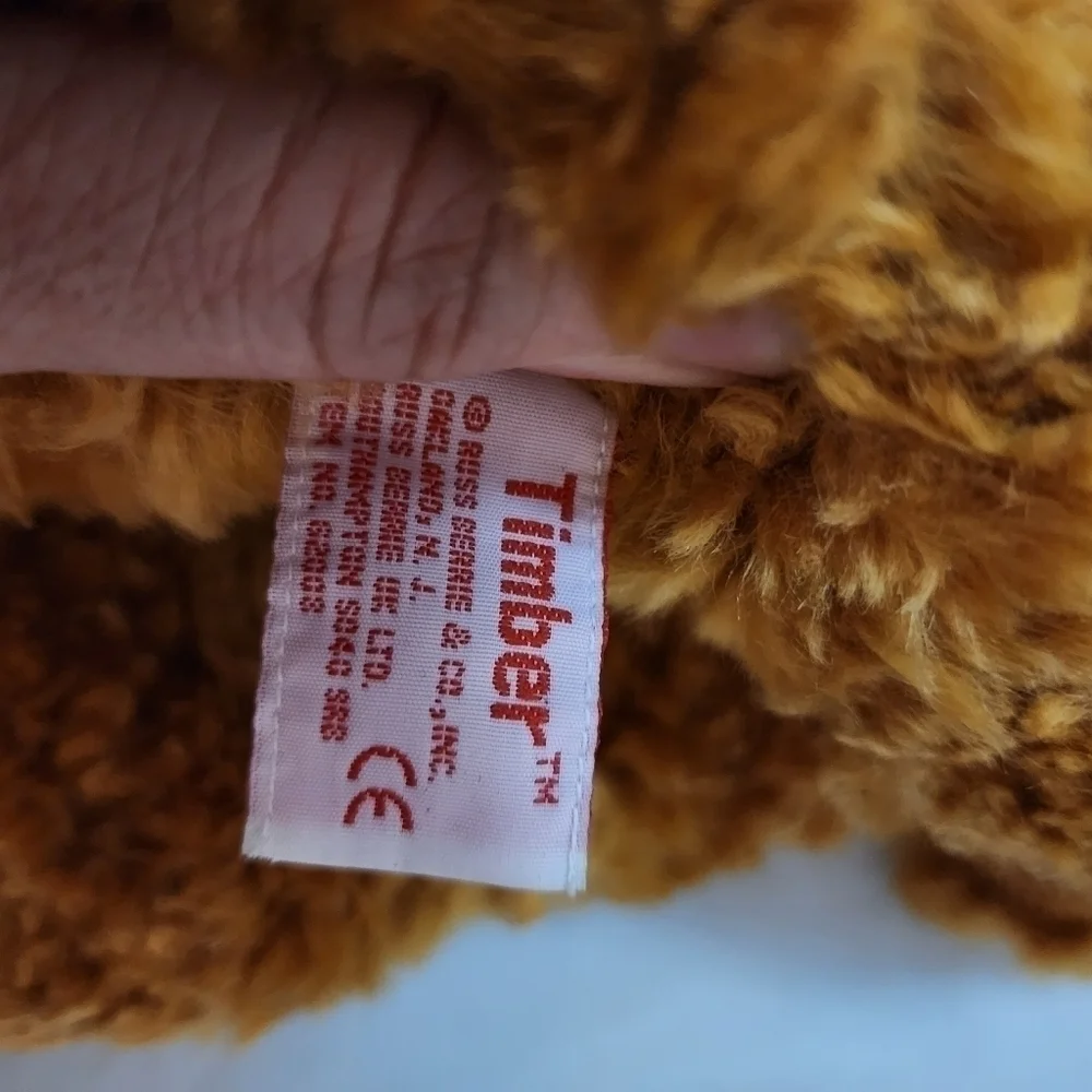 Russ Bearie & Co Timber Fuzzy Brown Teddy Bear Plush Stuffed Animal Toy 14